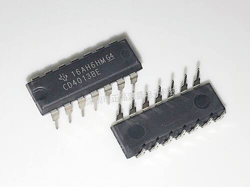 CD4013BE CD4013BD触发器 直插DIP-14 从D型触发器 全新
