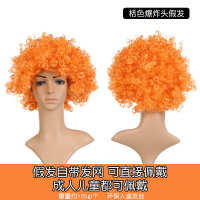 Children's Day wig, clown wig, black explosive head cover, comb hair, funny wig, bar game props, colorful thumbnail 4