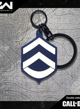 MW使命召唤COD16士兵等级军衔牌钥匙扣通用周边挂件