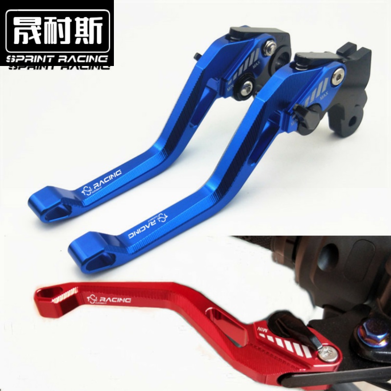 适用新款复古春风700CL-X改装刹车离合手柄手把拉杆牛角