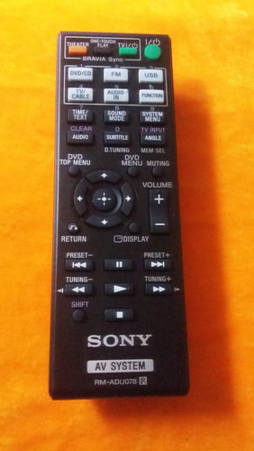 适用索尼音响遥控器RM-ADU078 DAV-DZ340 DZ910W DZ810 TZ510