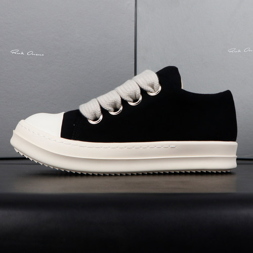 秋冬季羽布鞋低帮鞋子男厚底增高女网红百搭平板RO潮流款胖丁板鞋