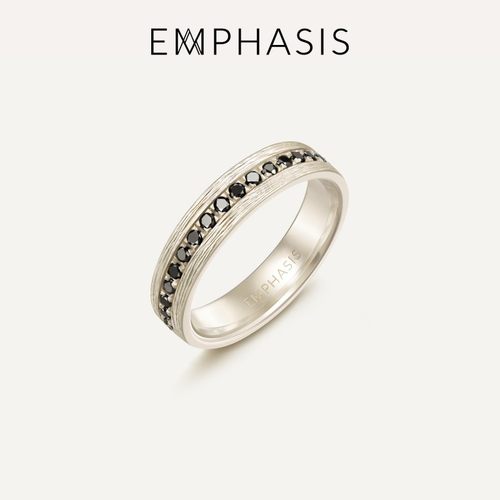 EMPHASIS戒指艾斐合金黑钻石