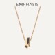EMPHASIS艾斐诗「冠」系列18K金黑钻石项链锁骨链女士90613N