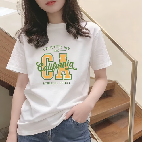 夏季纯棉短袖宽松显瘦女T恤