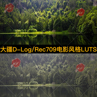 LUT预设 大疆DJI Log航拍景观高品质3D 调色LUTs Rec709电影风格