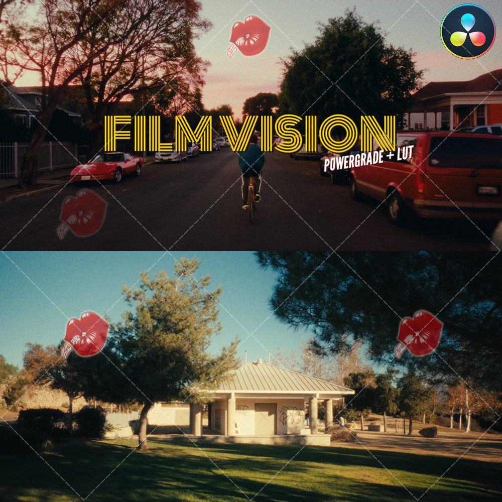 达芬奇模拟16/35mm电影胶片仿真调色FilmVision PowerGrade + LUT