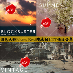 夏天風(fēng)格 調(diào)色大師Noam 復(fù)古 電影級(jí)3D Kroll流行大片 LUT預(yù)設(shè)合集