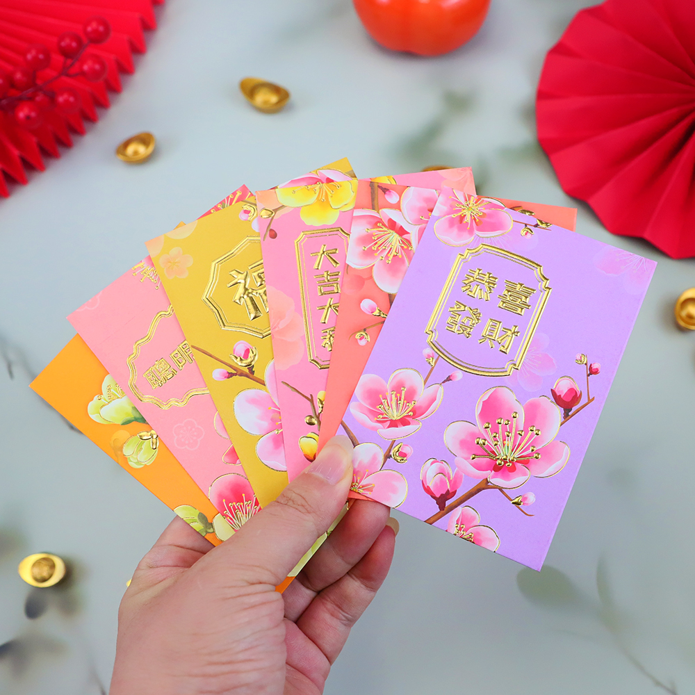 大吉大利过年利是封高档新款港版精品花朵系列吉祥如意福百元红包