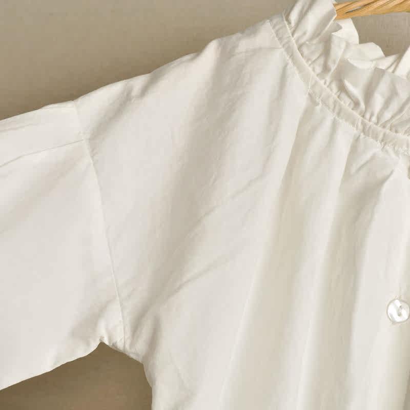 Chemise fille à manche longue - Ref 2086282 Image 3