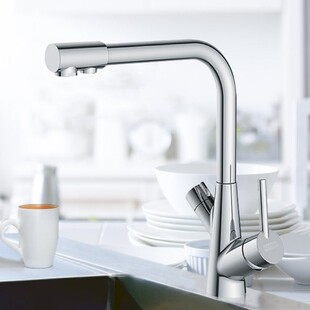 弗兰卡CFT901C全铜厨房洗菜盆水槽自来水+净水冷热水龙头220-982