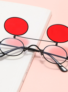 防辐射眼镜女抗蓝光眼睛可配近视男网红款平光眼镜架韩版潮无度数