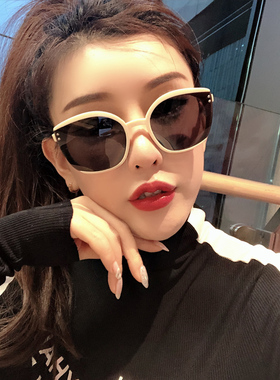 墨镜ins韩版圆脸街拍太阳镜