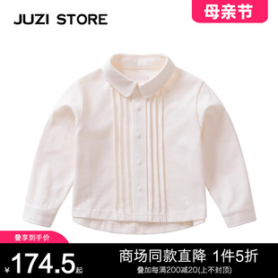 饰长袖 JUZI 春秋细腻粗针塔克装 衬衫 STORE童装 男女童1134008