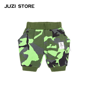 中裤 大毛圈迷彩印花下装 中性男童女童1910513 STORE童装 JUZI
