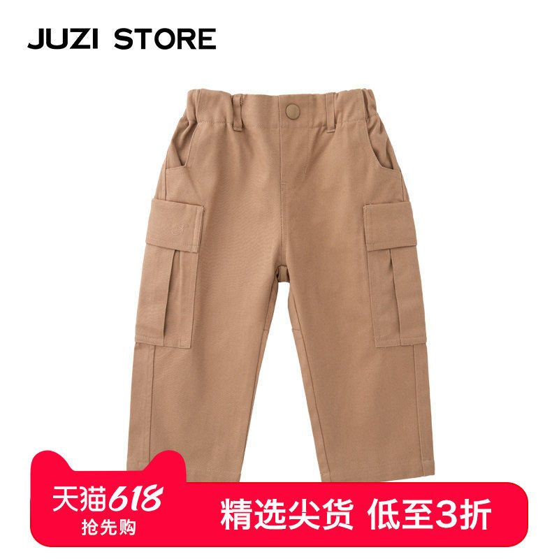 JUZI STORE童装休闲裤梭织斜纹工装风格下装长裤男女童11