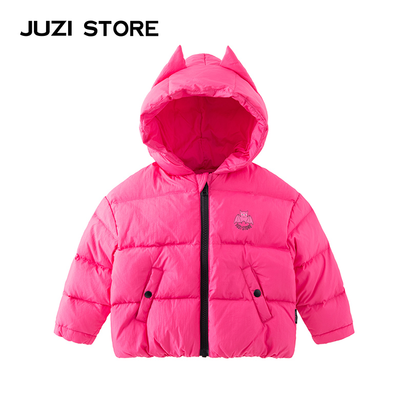 微瑕品羽绒服蝙蝠造型外套童装