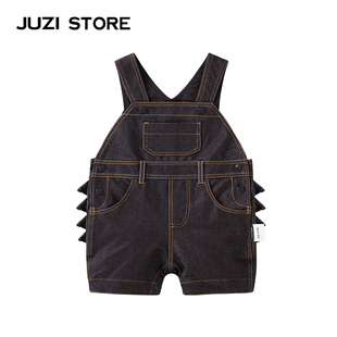 饰背带裤 时髦针织牛仔花边装 女童1820708 STORE童装 JUZI