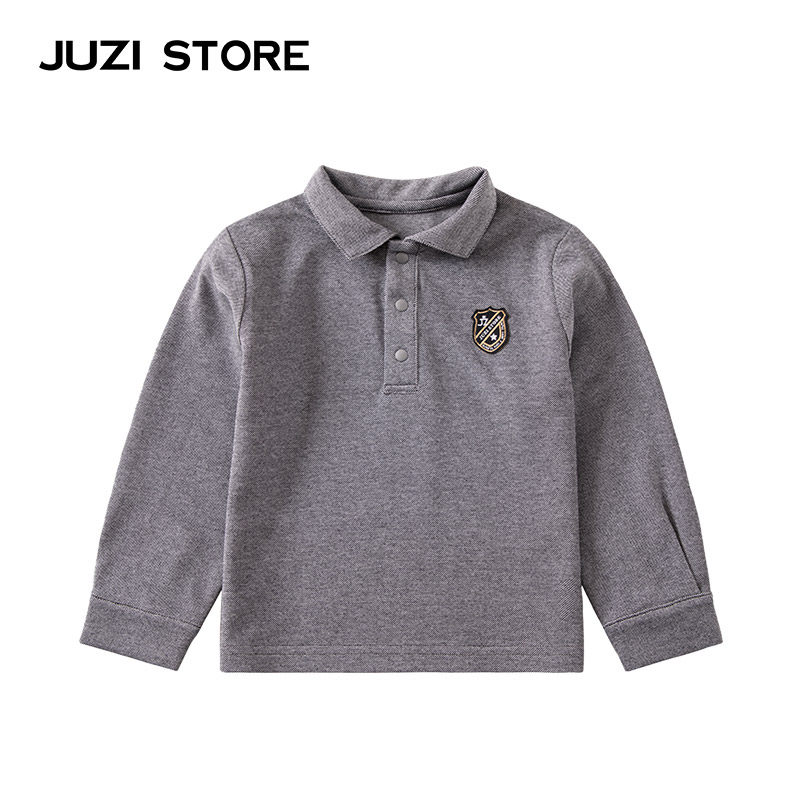 JUZI STORE童装T恤珠地学院上装长袖POLO衫中性男童女童7825208,童装/婴儿装/亲子装,T恤,淘宝优惠券,粉丝福利购,淘宝优惠卷