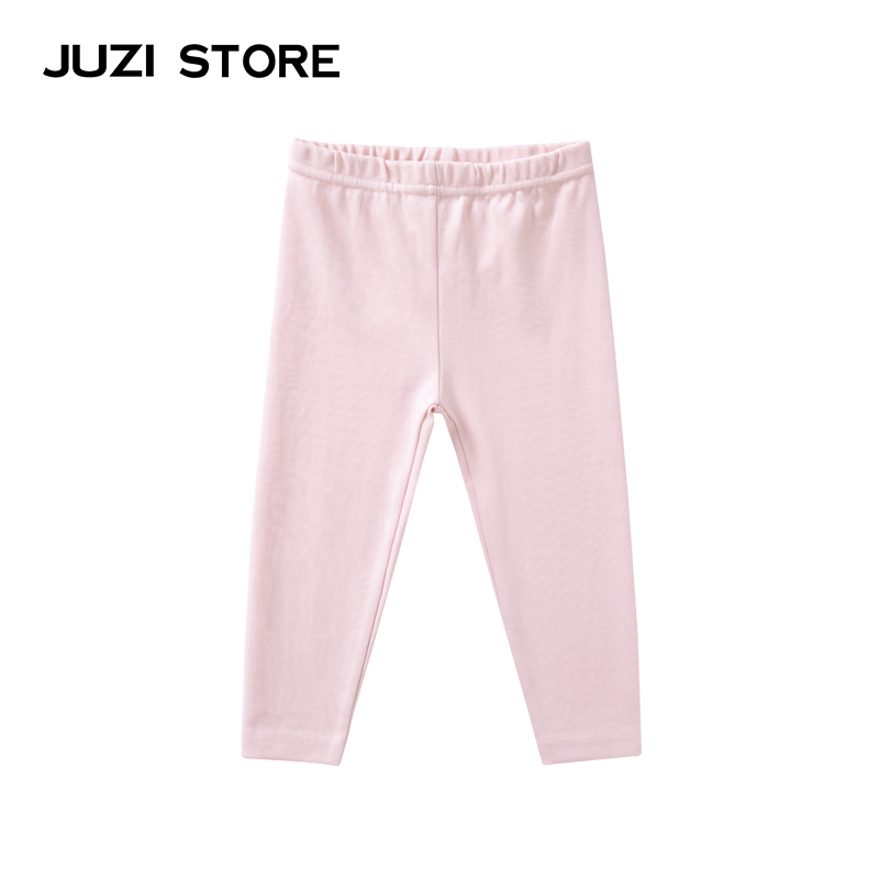 JUZI STORE童装家居长裤纯棉基本款下装打底裤男童女童19