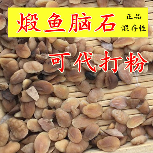 煅鱼中药材煅鱼脑石打粉