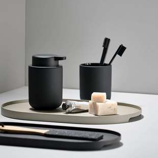 丹麦进口ZONE北欧简约情侣漱口杯创意刷牙杯洗漱杯子浴室卫浴牙缸