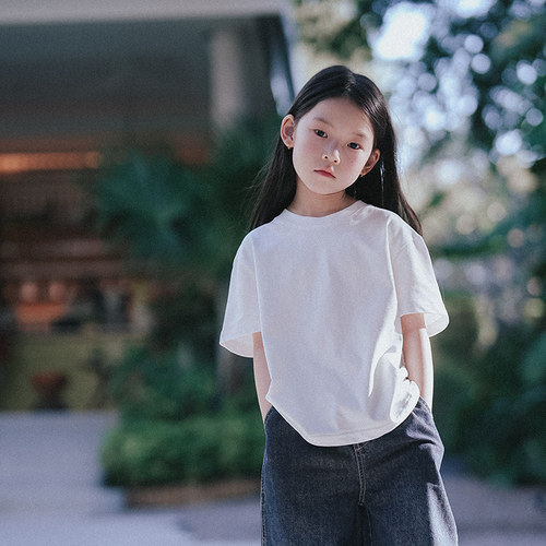 四季入高密度经典白色短袖T