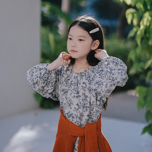 PISELLI史豌豆童装女童连衣裙2026春季新款儿童碎花日系文艺裙子