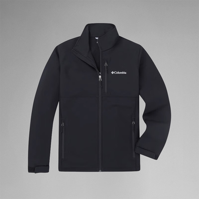 哥伦比亚男户外拒水防风软壳衣