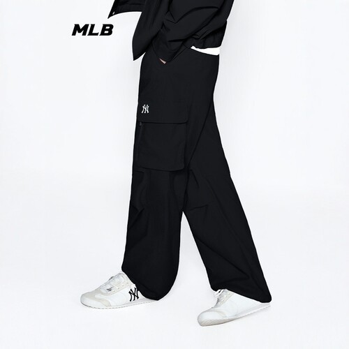 MLB休闲裤男女防泼水凉感阔腿裤