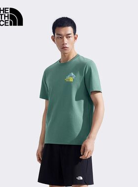 The North Face北面男夏季印花速干短袖T恤户外休闲透气NF0A8D7E