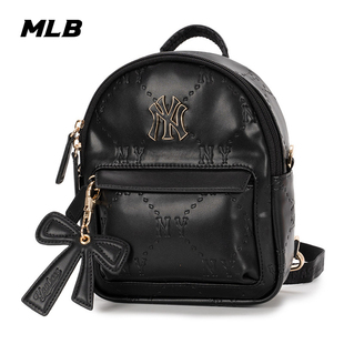 MLB双肩包儿童背包26新款男女NY复古钻石老花潮奢休闲包7ABKM036N