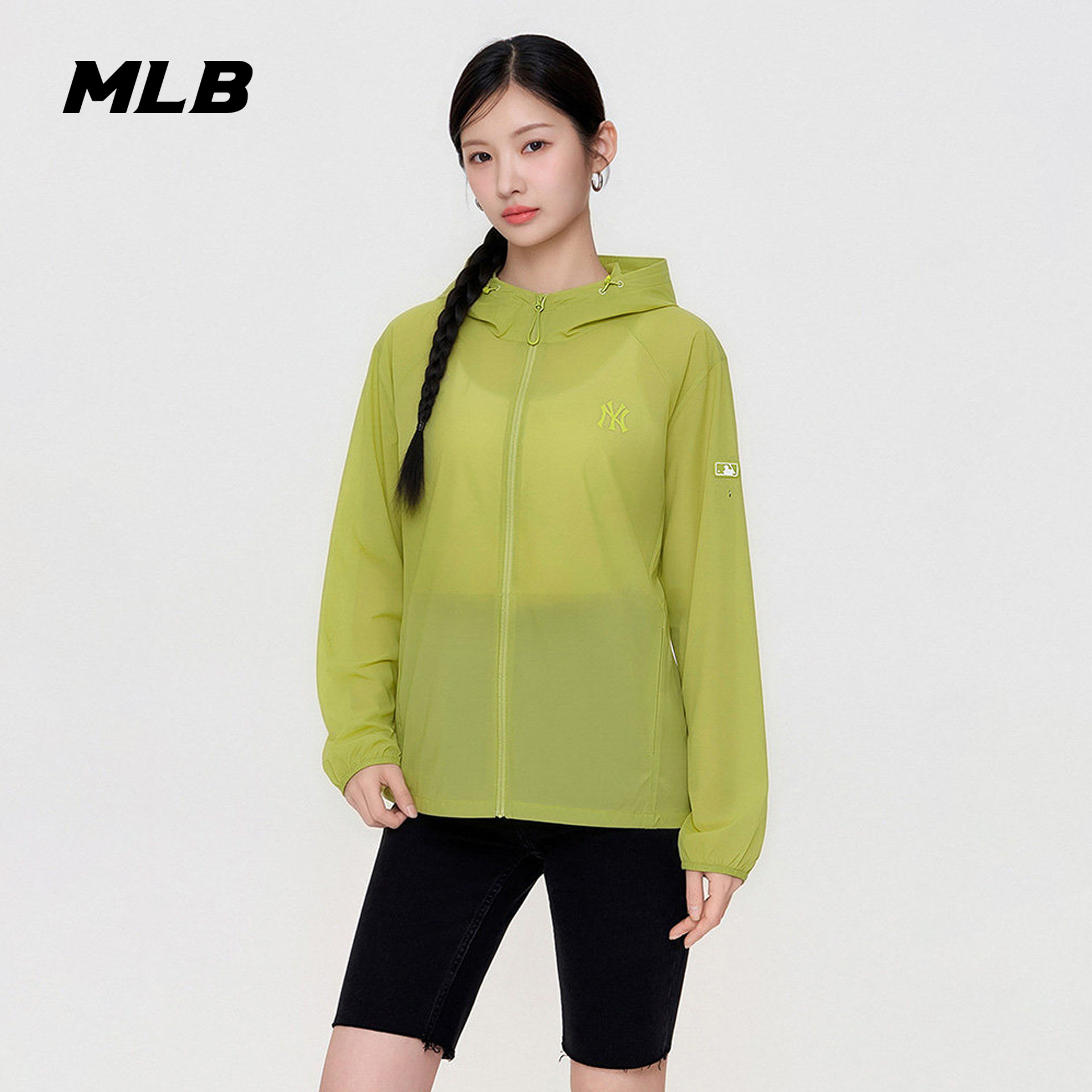 MLB皮肤衣男女小标防晒休闲夹克图片