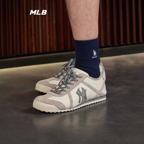 MLB德训鞋复古百搭薄底鞋休闲鞋