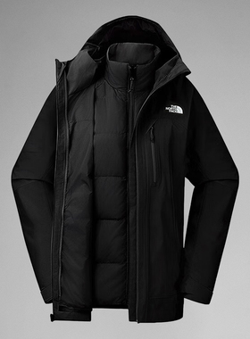 TheNorthFace北面三合一冲锋衣女25冬新款防水鹅绒内胆600蓬8ED1