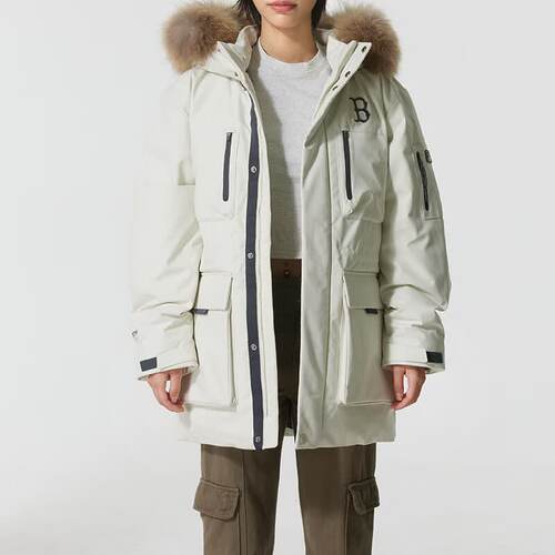 MLB美职棒防风保暖毛领羽绒服