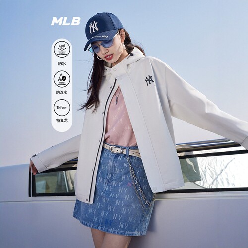 MLB冲锋衣男女防水防污三防夹克