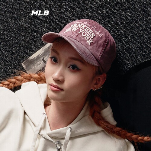 MLB情侣棒球帽学院风软顶鸭舌帽
