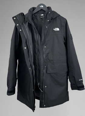 TheNorthFace北面冲锋衣女25秋冬新款户外防水羽绒三合一外套8ED6