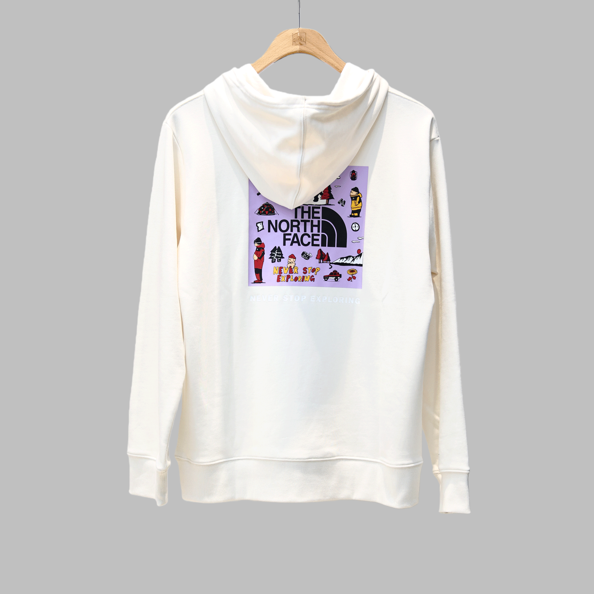 北面男女同款连帽卫衣