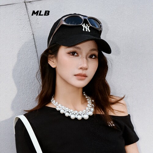 美职棒夏季复古软顶显脸小棒球帽