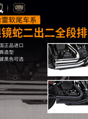 哈雷软尾街霸司令路威豪雅 眼镜蛇全段排气 Cobar排气管