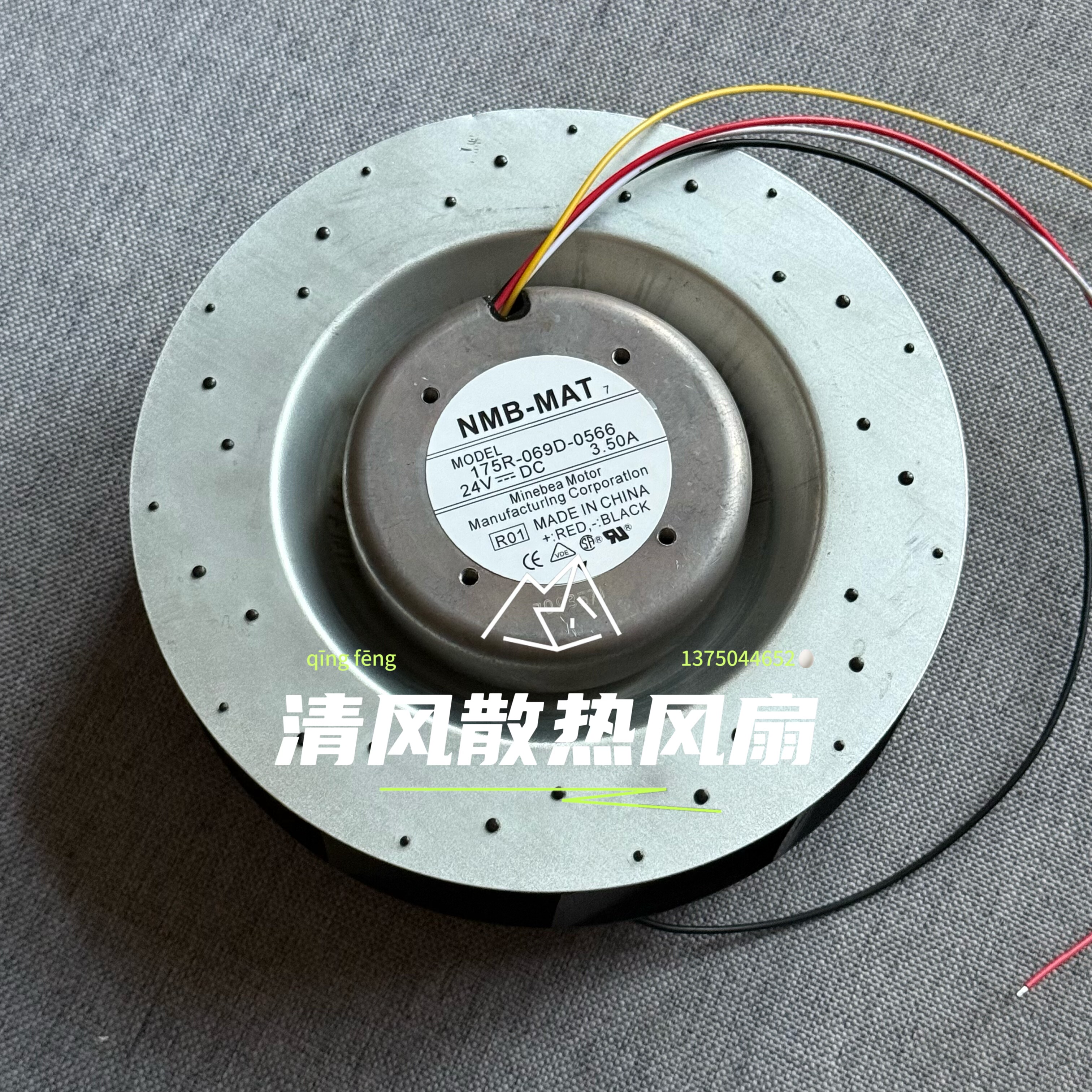 NMB-MAT 175R-069D-0566 24V 3.50A 离心风机 变频器轴流散热风机