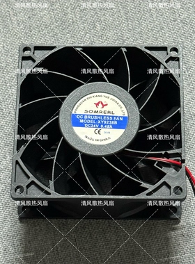 SOMRERL XY9238B DC24V 0.45A 9038 9CM厘米电焊机变频器散热风扇