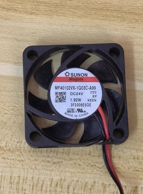 全新建准MF40102VX-1Q03C-A99 24V 1.92W 4010 4CM大风量散热风扇