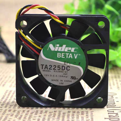 Nidec 6CM 12V 0.13A R33960-57 双滚珠服务器 静音机箱散热风扇