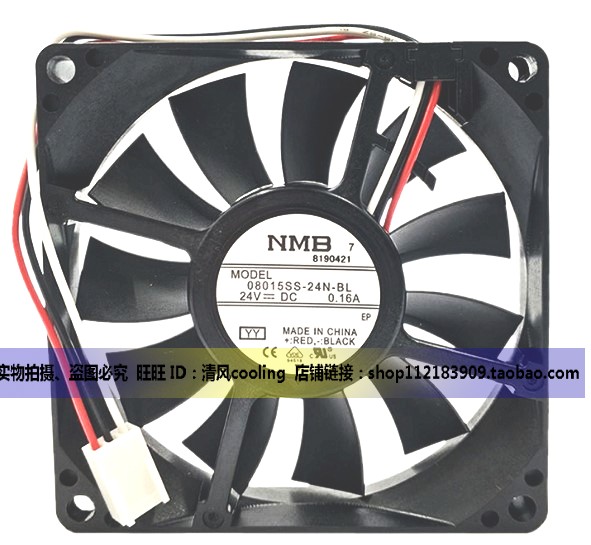 3106KL-05W-B59散热风扇8015安川24V变频器NMB风机08015SS-24N-BL