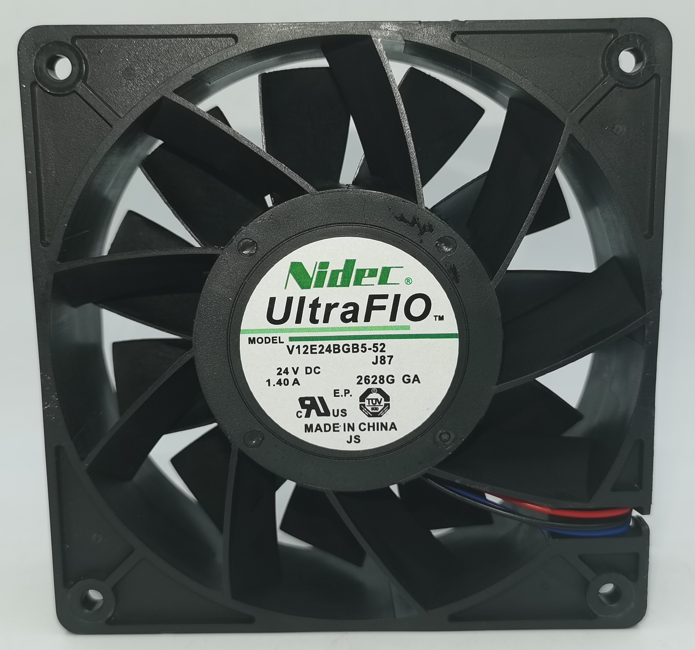 V12E24BGB5-52 DC24V 1.40A原装正品日本NIDEC 变频器散热风扇