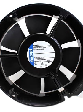 TYP 6424 N empapst 17251 24V 17W 德国24V变频散热风扇轴流风机