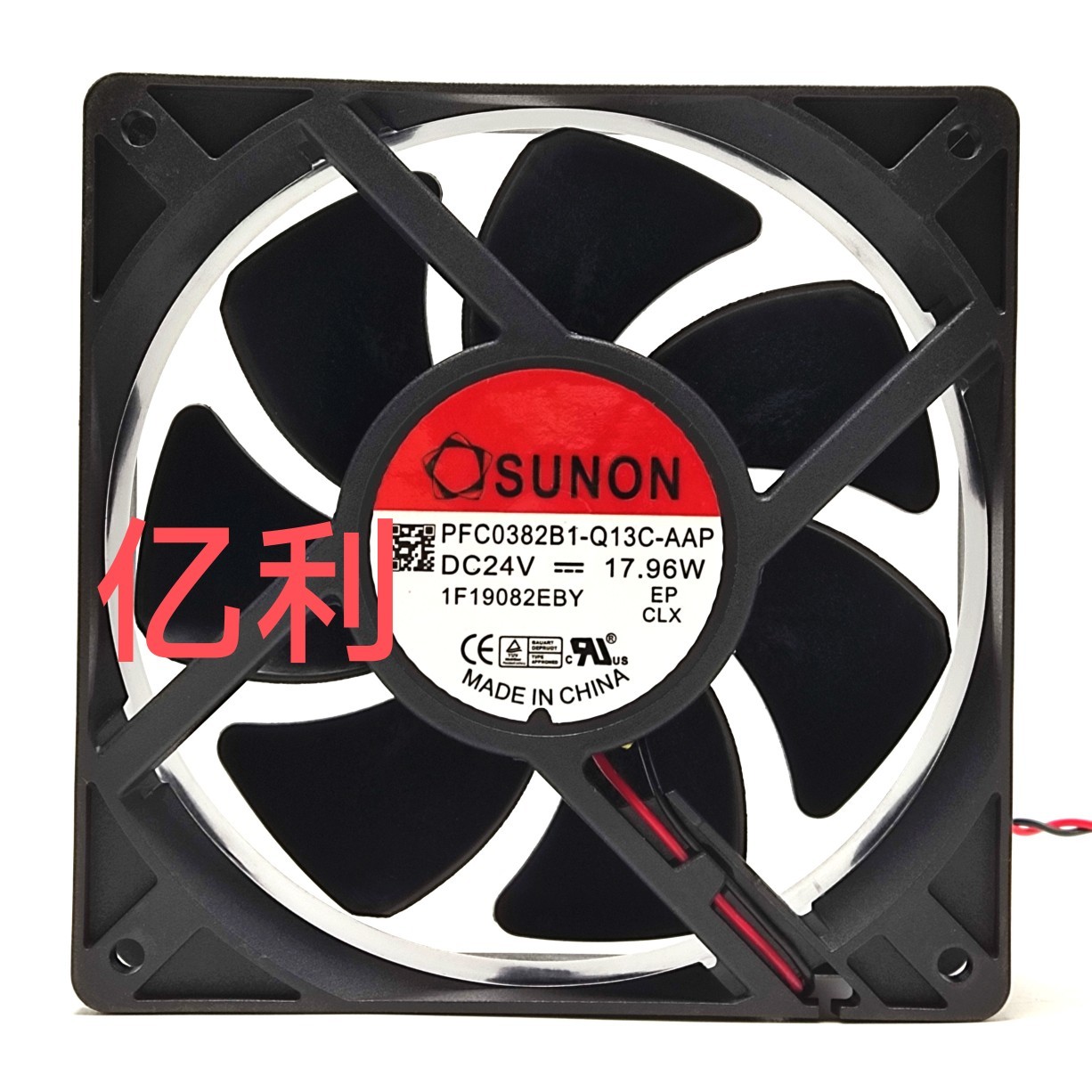 SUNON 建准 PFC0382B1-Q13C-AAP 24V 17.96W 12CM 变频器散热风扇